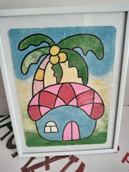 Set 100 planse AA nisip colorat A5 [5]