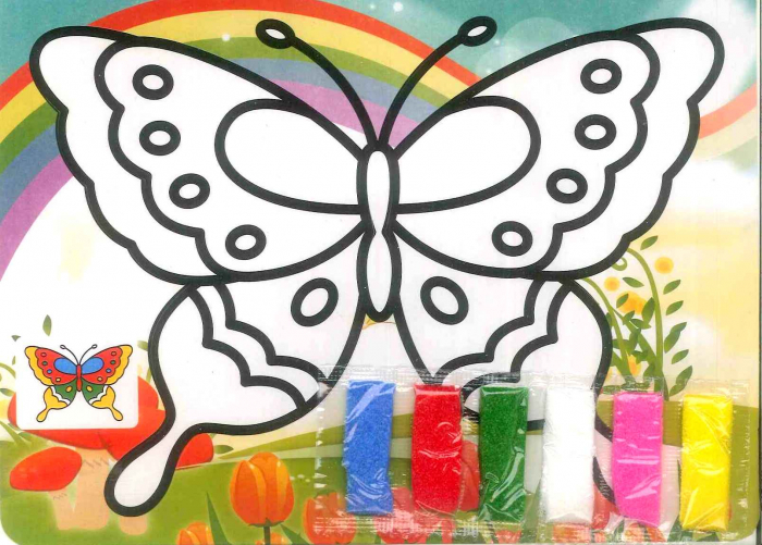 Set 40 planse AA nisip colorat A5 [7]