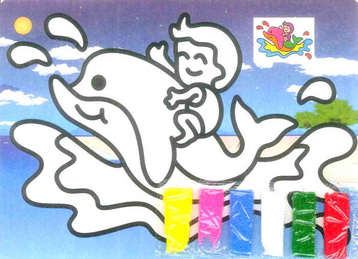 Set 50 planse AA nisip colorat A5 [4]
