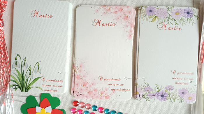 Set confectionare 30 martisoare trifoi si floare [2]