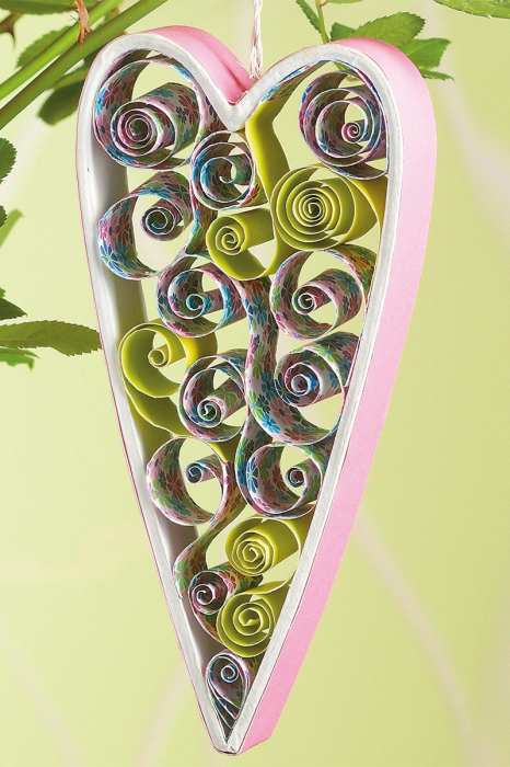 Set creativ - inimi carton presat reciclat [2]