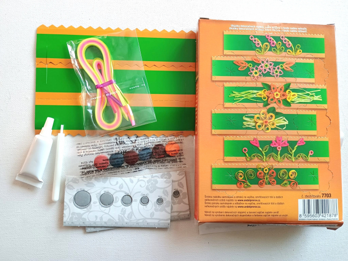 Set creativ pentru decorarea în tehnica quilling și vopsirea oulelor [2]