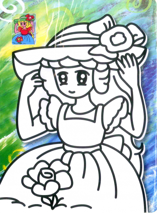 Set 100 planse AA nisip colorat A4 [9]