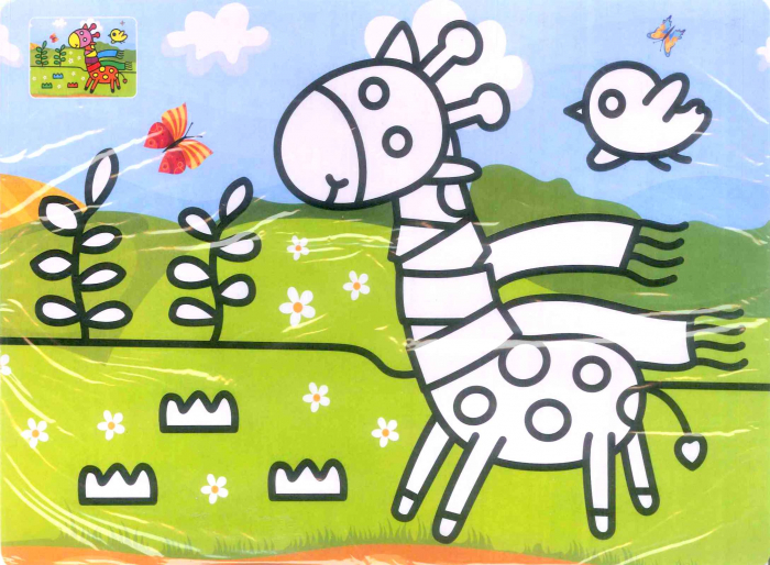 Set 100 planse AA nisip colorat A4 [6]