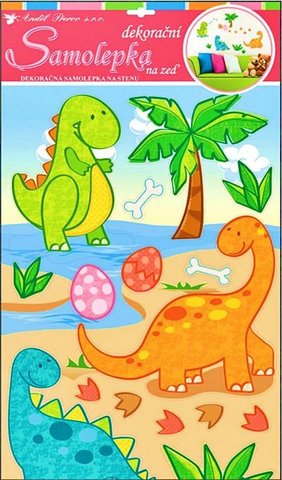 Sticker camera  60 x 32 cm - Dinozauri [1]