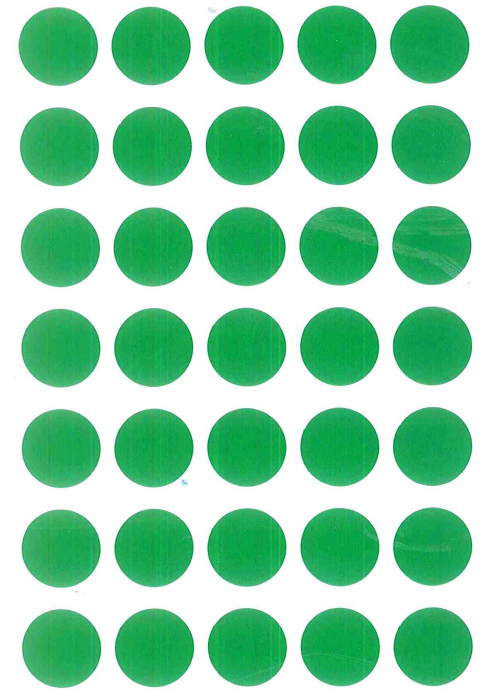 Sticker cercuri verzi/ 175 buc [1]