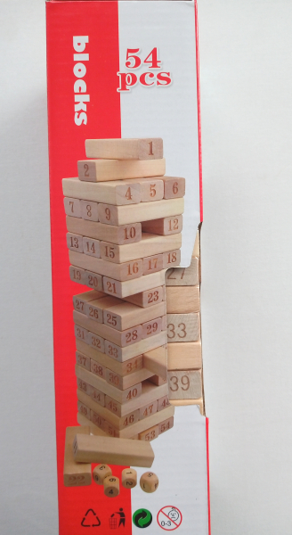 Joc lemn blocks - turnul instabil [1]
