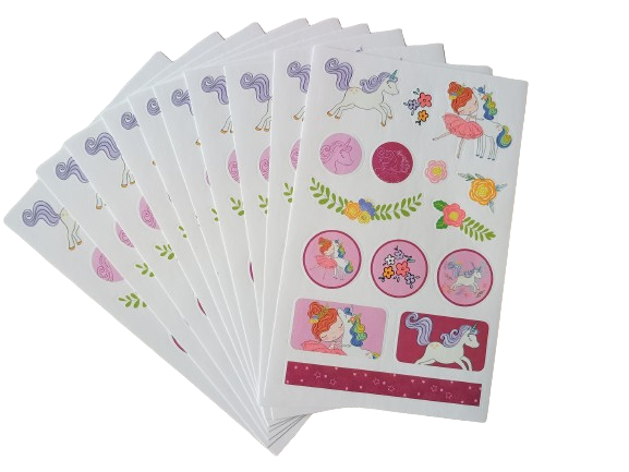 Stickere hartie unicorn - etichete 10 file [1]
