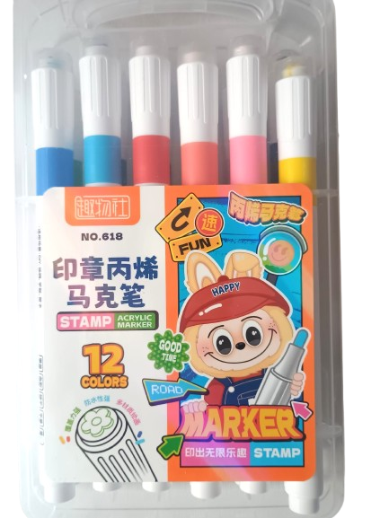 Trusa marker acrilic 36 culori [1]