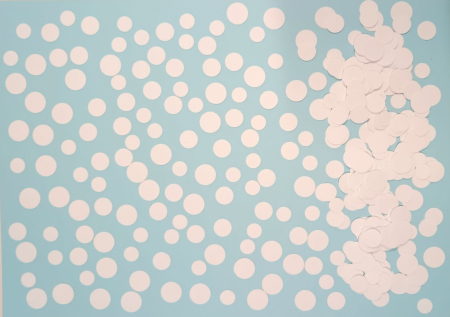 DECUPAJE MICI 1-6 CM - 365 cercuri carton