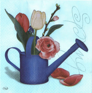 Servetele decorative - Servetel decorativ stropitoare cu flori