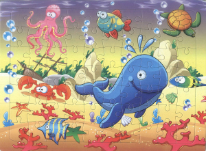 Puzzle 70 piese - mediul acvatic [0]