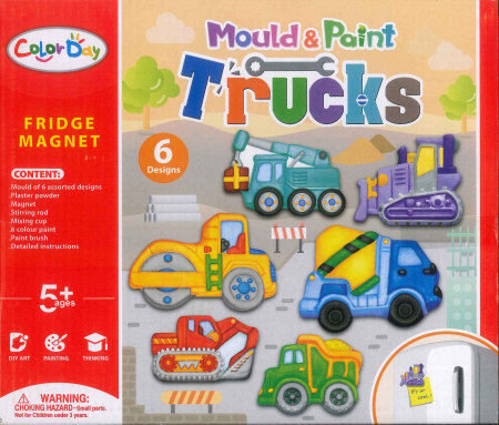 FORME TURNARE FIGURINE - Set pictura magnetic - Camioane