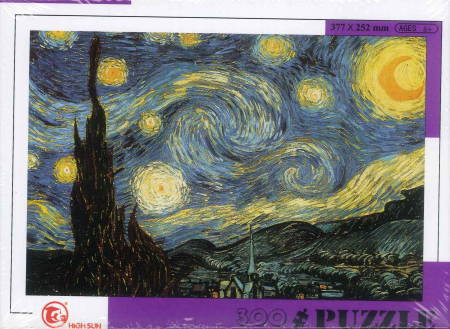 Puzzle carton - Puzzle 300 piese - Tablou cerul instelat