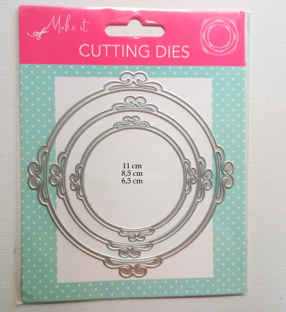 UNELTE HOBBY. SABLOANE.STAMPILE - Cutter - șablon metalic Cercuri decorative