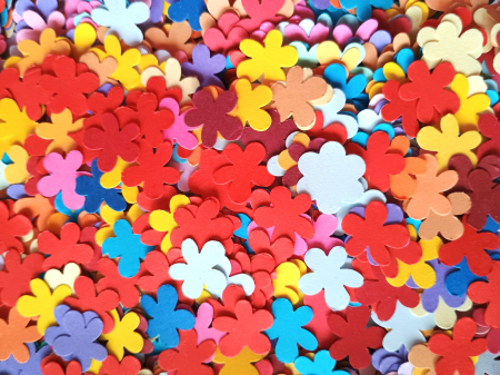 ACCESORII MARTISOARE - 500 floricele cu 5 petale