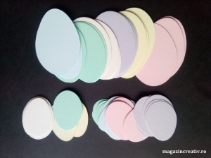 Accesorii decorative Pasti - 60 oua pastel