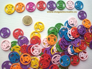 ACCESORII DIN LEMN - Figurine lemn - cerc cu floare