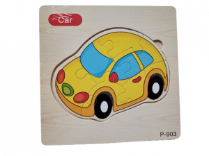 PUZZLE - Puzzle incastru lemn Masina