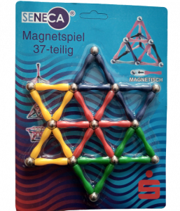 JOCURI CONSTRUCTIE - Magneti stea - 37 piese