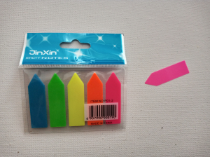 ARTICOLE BIROU - Notes adeziv plastic 45*12 mm