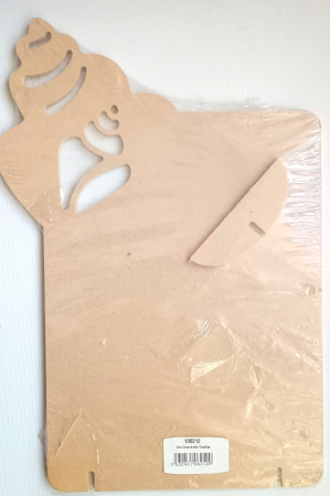 Figurine lemn martisoare - Accesorii creatie lemn 6 buc - scoica