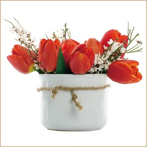 STICKERE. GHIRLANDE. AUTOCOLANTE.BALOANE - Autocolant static - aranjament floral in cos impletit