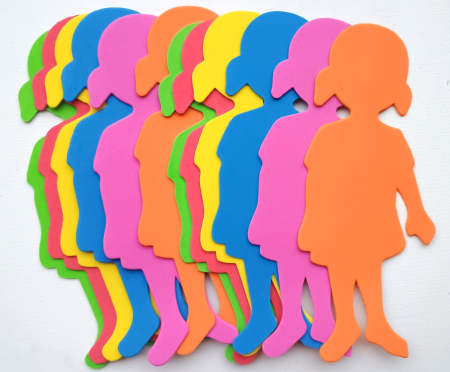 ACCESORII DIN SPUMA GUMATA - FETE 22 cm - accesorii craft spuma