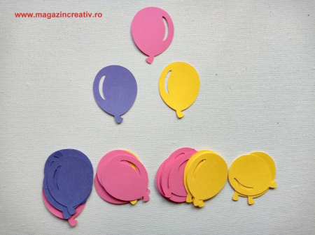 DECUPAJE MICI 1-6 CM - Baloane carton