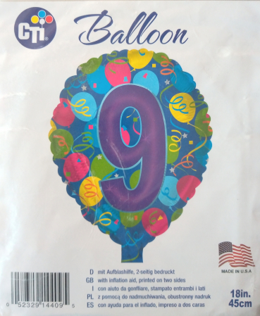 Baloane folie cifre 47 cm [1]