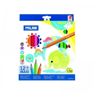 RECHIZITE - Creion color 12 culori MAXI