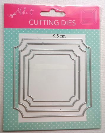 UNELTE HOBBY. SABLOANE.STAMPILE - Cutter - șablon metalic Pătrate decorative