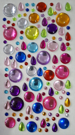 OCHI MOBILI. DIAMANTE. PAIETE. - Abtibild diamante rotunde