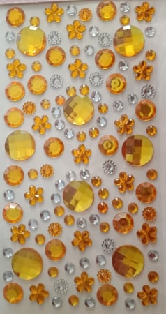 OCHI MOBILI. DIAMANTE. PAIETE. - Diamante mix multicolore - inimi, stele și cercuri