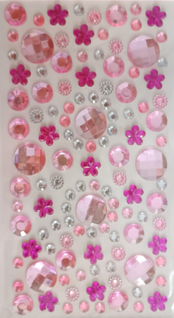 OCHI MOBILI. DIAMANTE. PAIETE. - Diamante mix multicolore - inimi, stele și cercuri