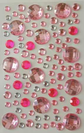 OCHI MOBILI. DIAMANTE. PAIETE. - Diamante mix multicolore - inimi, stele și cercuri