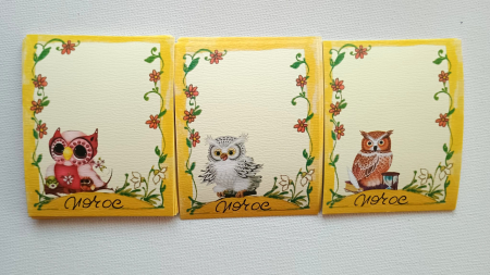 ACCESORII MARTISOARE - Etichete carton cu copii ZAMBESTE - set 100 bucati