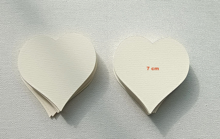 DECUPAJE HARTIE & CARTON DECOR - Etichete carton alb 240 gr - set 20 buc.