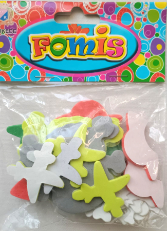 ACCESORII DIN SPUMA GUMATA - Figurine buretate AA - astri veseli