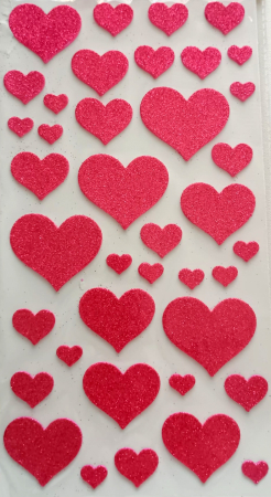 Figurine buretate autoadezive 7-8 gr mix inimi [1]