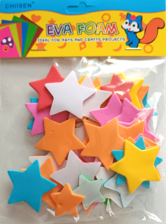 ACCESORII DIN SPUMA GUMATA - Figurine buretate autoadezive - STELE