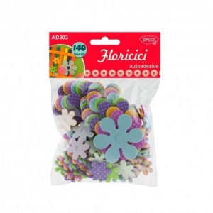 DECUPAJE SPUMA - Floricici spuma AA - 140 buc.