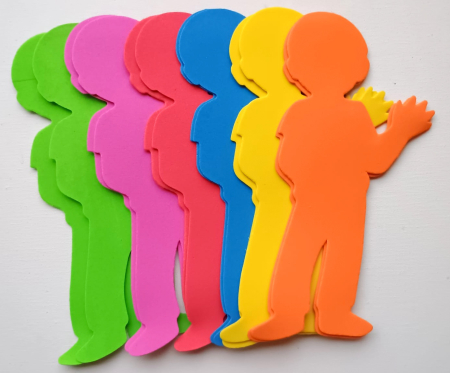 ACCESORII DIN SPUMA GUMATA - BĂIEȚI 22 cm - accesorii craft spuma