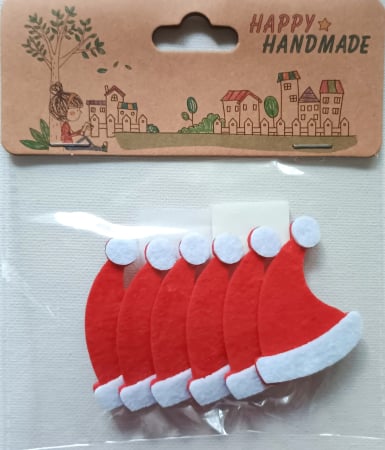 DECUPAJE FETRU - caciula color - ornament pasla