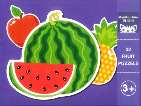 PUZZLE - Fructe puzzle lemn