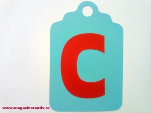 Ghirlanda cu litere sau cifre - 1 element [3]