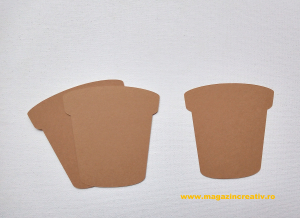 DECUPAJE MARI 6-25 CM - Ghiveci flori 10 cm
