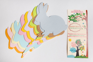 DECUPAJE MARI 6-25 CM - Iepure carton