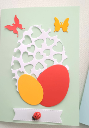 Iepure cu morcovi și flori - set creativ felicitare [2]