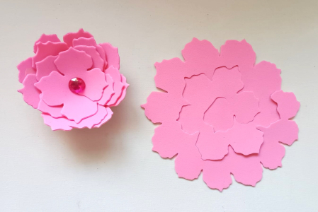 Floare stilizata spuma 10 buc [1]